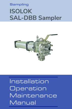 Image of ISOLOK SAL-DBB Sampler IOM Instruction Manuals