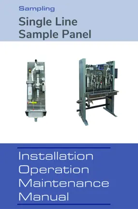 Image of Single Line Sample Panel Instruction Manual