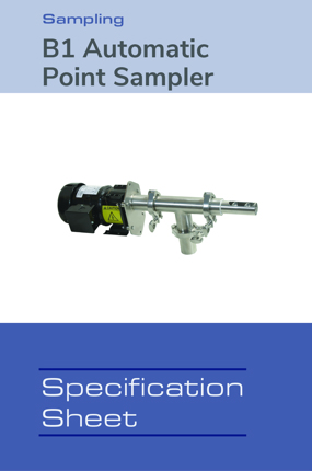 Image of Model B1 Sampler Spec Sheets Spec Sheets