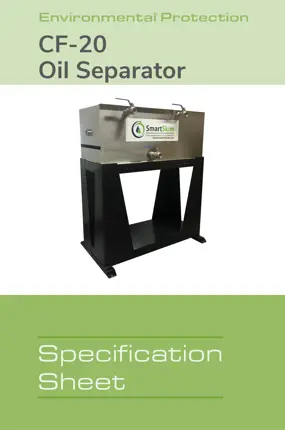 Image of CrossFlow Oil Separator Spec Sheet