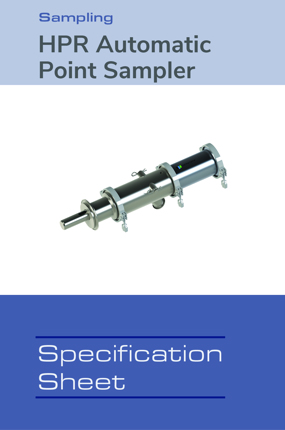 Image of Model HPR Sampler Spec Sheet Spec Sheets