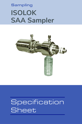 Image of ISOLOK SAA Sampler Spec Sheet