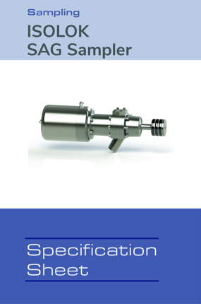 Image of ISOLOK SAG Sampler Spec Sheet