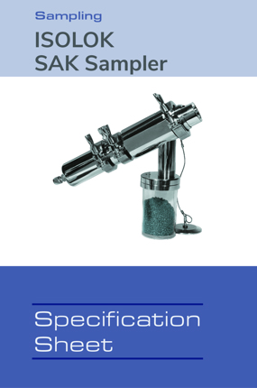 Image of ISOLOK SAK Sampler Spec Sheet Spec Sheets