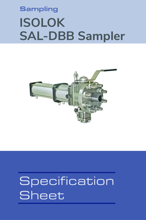 Image of ISOLOK SAL-B Sampler Spec Sheet Spec Sheets