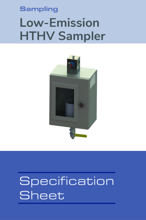Image of Model HTHV Sampler Spec Sheet Spec Sheets