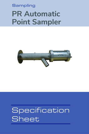 Image of Model PR Sampler Spec Sheet Spec Sheets