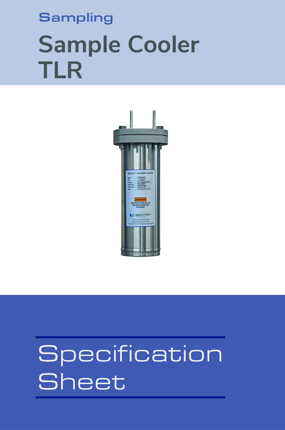 Image of TLR Sample Cooler Spec Sheet Spec Sheets